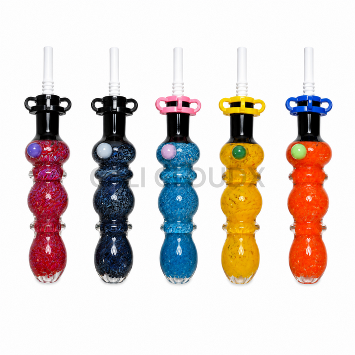 10mm Glass Art Honey Straw - Dabber