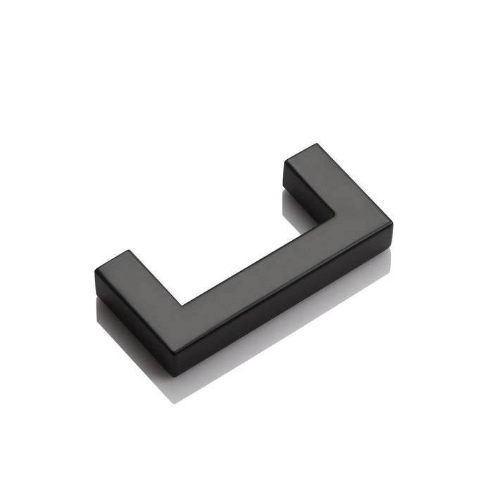 1/2" Square Bar Cabinet Handle Pulls Black Kitchen Hardware Drawer Pull and Knobs 2-12" PDDJS12HBK - Probrico