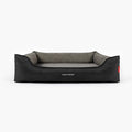 EzyDog 2-in-1 Ortho Smart Dog Bed tilted front view showing bolster sides