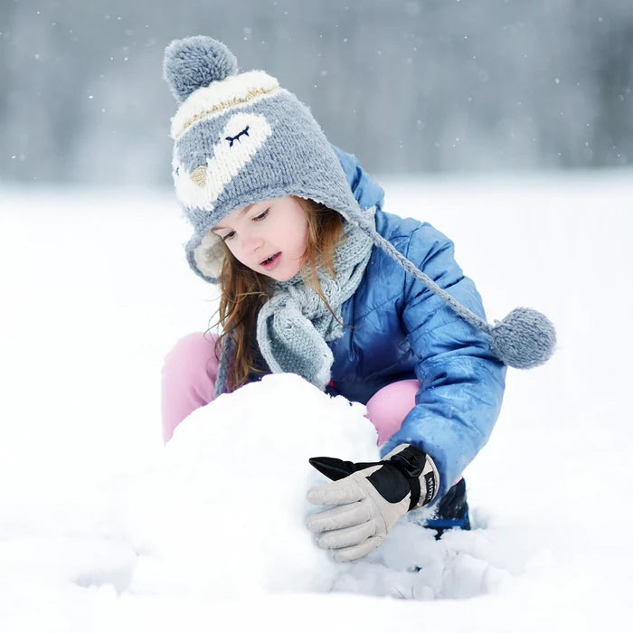 3M Thinsulate Waterproof Ski Gloves for Kids