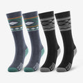 4-Pack Merino Wool Ski Socks