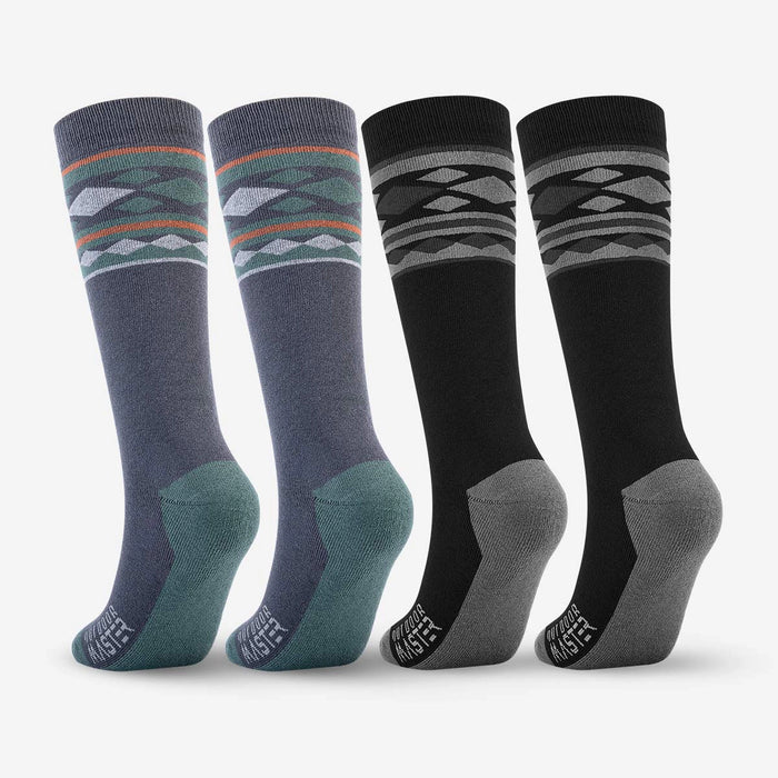 4-Pack Merino Wool Ski Socks