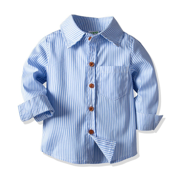 4-Piece Boy Bow Tie Navy Gentleman Suit