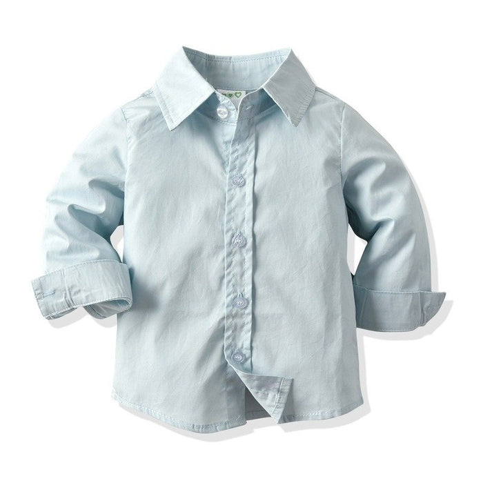 4-Piece Boy Classic Navy Gentleman Suit (3 Colors)
