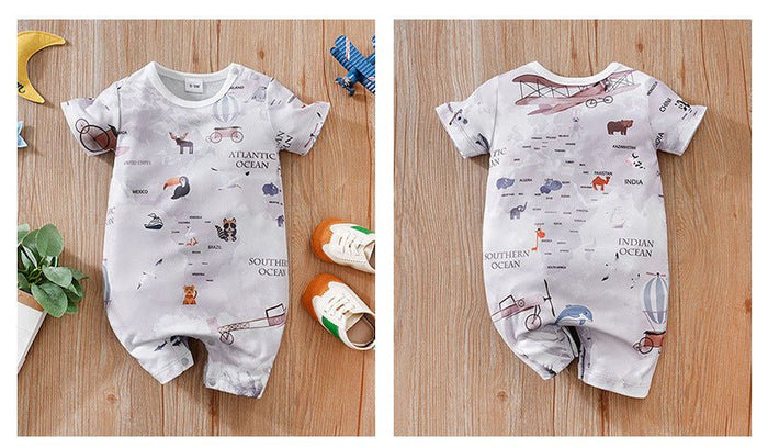 5 Designs Premium Baby's Cartoon Jumpsuit