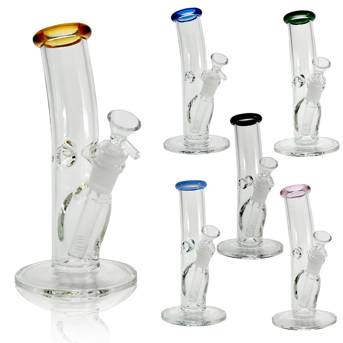8" Slanted Glass Waterpipe