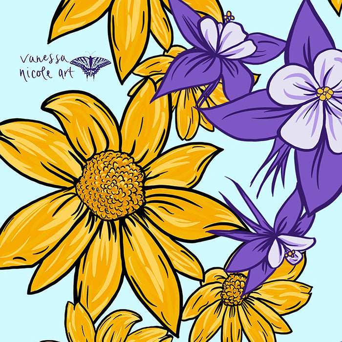 Alpine Flowers by Vanessa Schultz