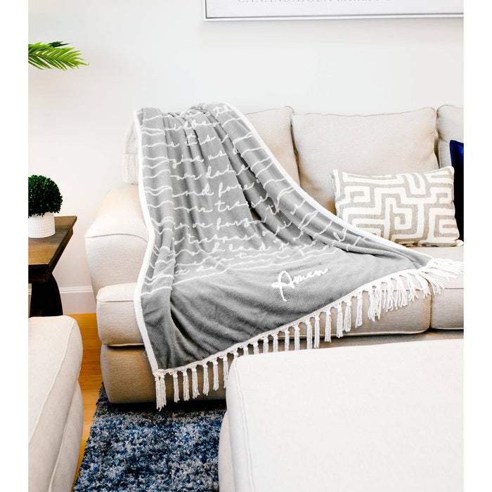Amen 50" x 60" Inspirational Plush Blanket