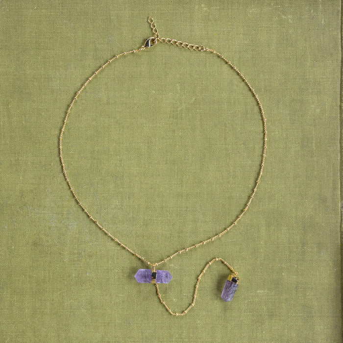 Amethyst Crystal Necklace