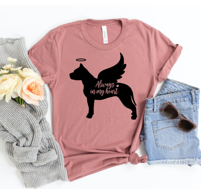 Angel Dog Always in My Heart Tee