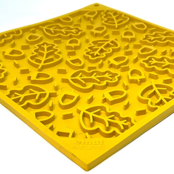 Autumn Leaf Yellow Lick Mat