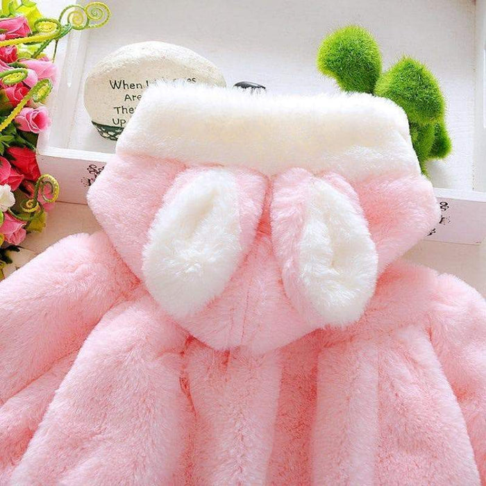 Baby Adorable Bunny Ears Soft Coat