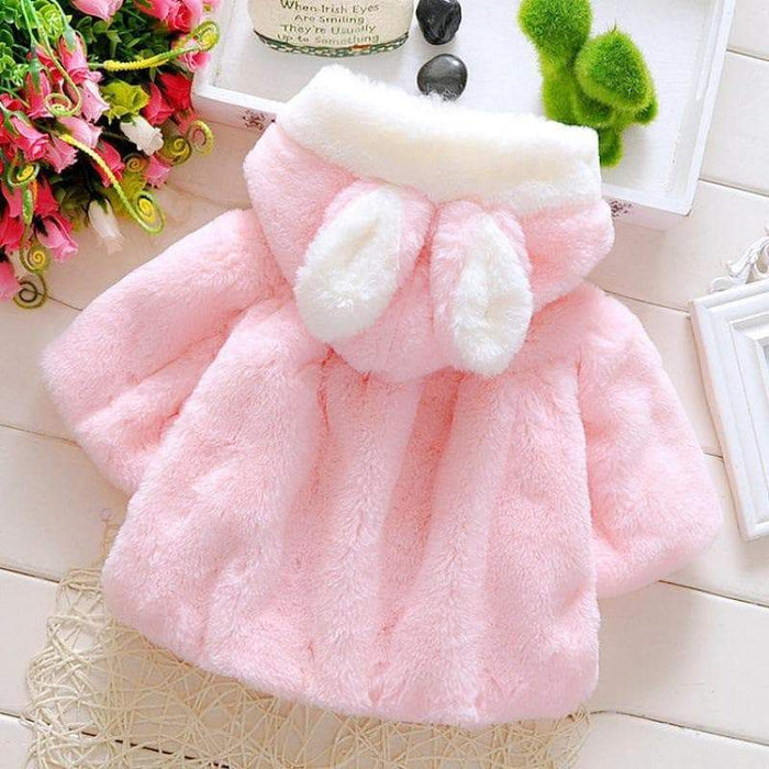 Baby Adorable Bunny Ears Soft Coat