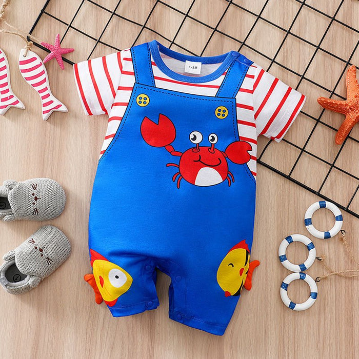 Baby Blue Mix Prints Jumpsuit (5 Designs)