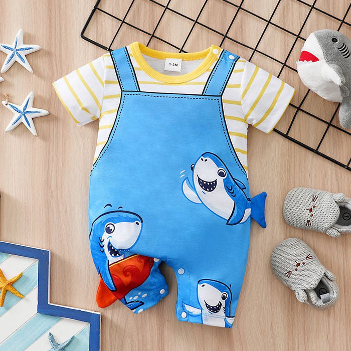 Baby Blue Mix Prints Jumpsuit (5 Designs)