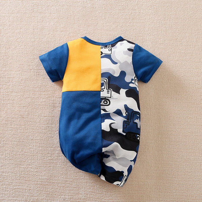 Baby Boy Cool Vehicle Design Jumpsuit