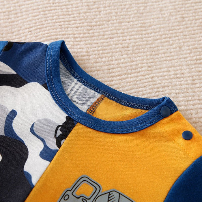 Baby Boy Cool Vehicle Design Jumpsuit