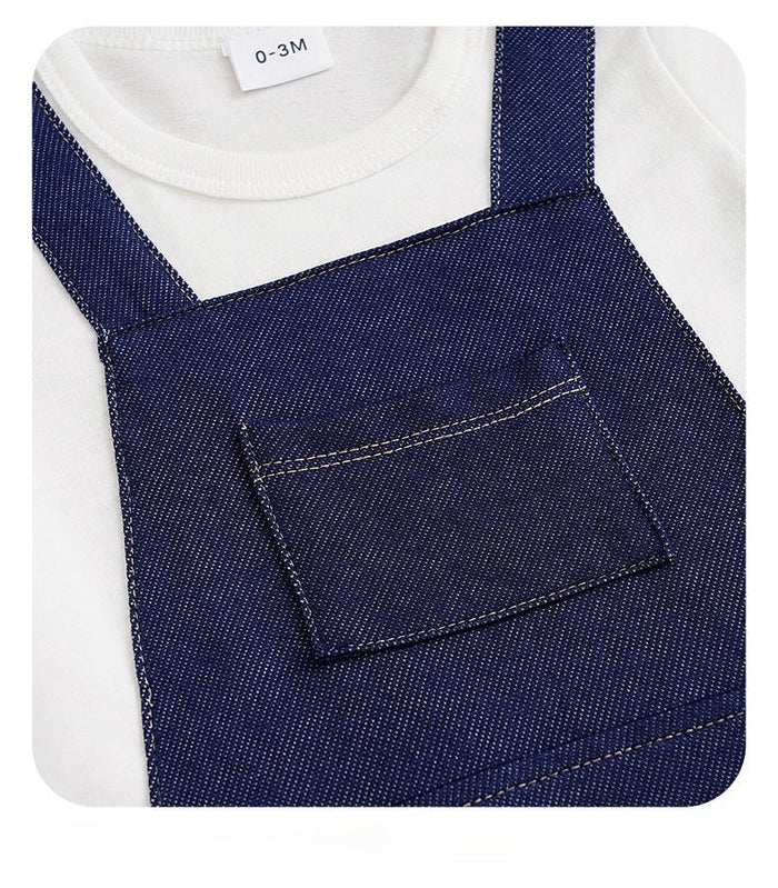 Baby Boy Fashion Design Short Sleeve Jumpsuit (3 Designs)