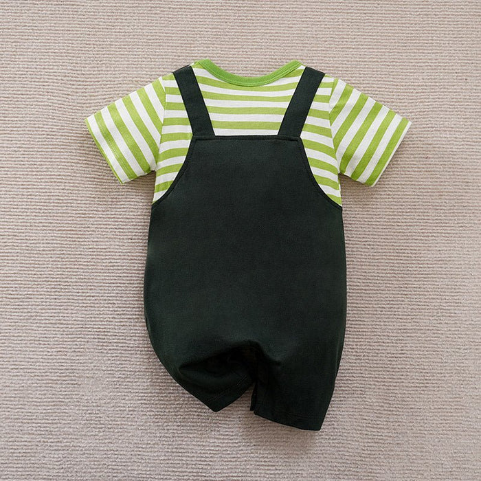 Baby Boy Fashion Design Short Sleeve Jumpsuit (3 Designs)