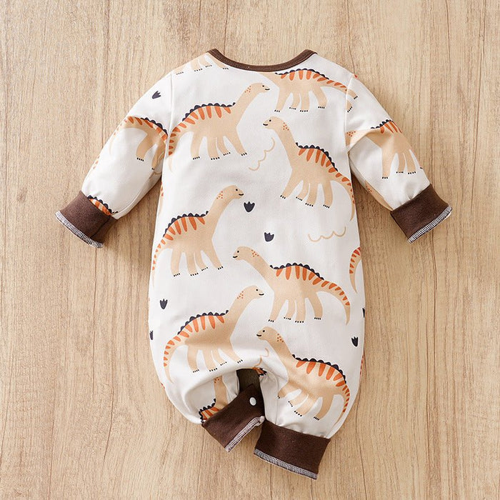 Baby Cars and Animals Mixed Print Jumpsuit (6 Designs)
