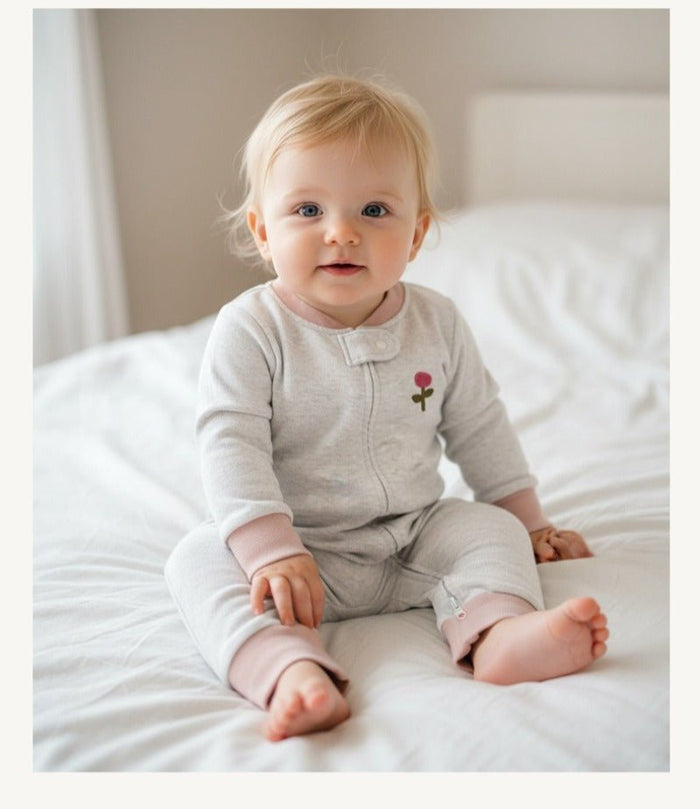 Baby Cartoon Butterfly and Apple Embroidery Design Jumpsuit (5 Designs)