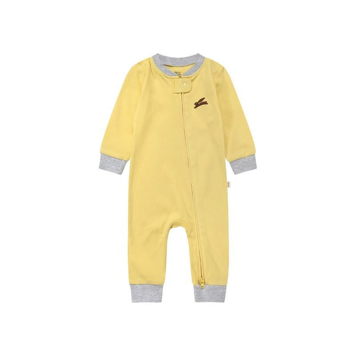 Baby Cartoon Butterfly and Apple Embroidery Design Jumpsuit (5 Designs)