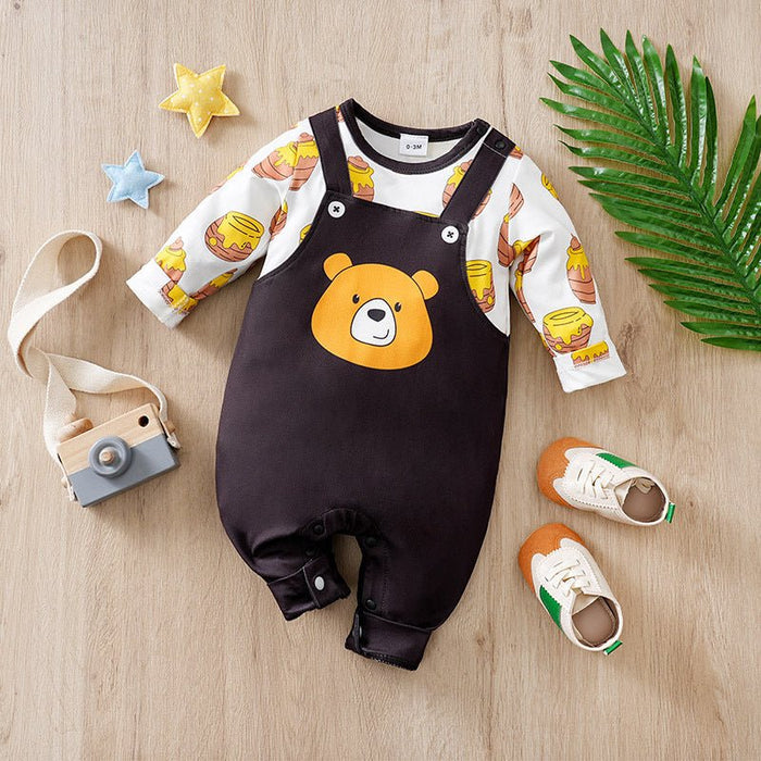 Baby Comfy Cute Animals Prints Jumpsuit (5 Designs)
