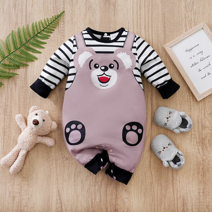Baby Comfy Cute Animals Prints Jumpsuit (5 Designs)