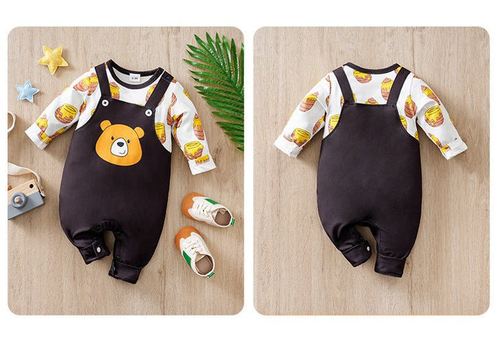 Baby Comfy Cute Animals Prints Jumpsuit (5 Designs)