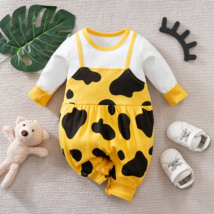 Baby Dinosaur and Bear Print Jumpsuit (6 Designs)