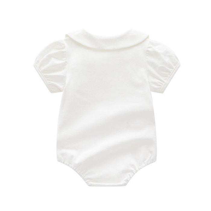 Baby Girl Adorable Cherry Short Sleeve Onesie
