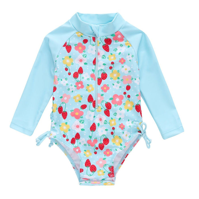Blue/Floral / 0-3 Months