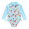 Blue/Floral / 0-3 Months
