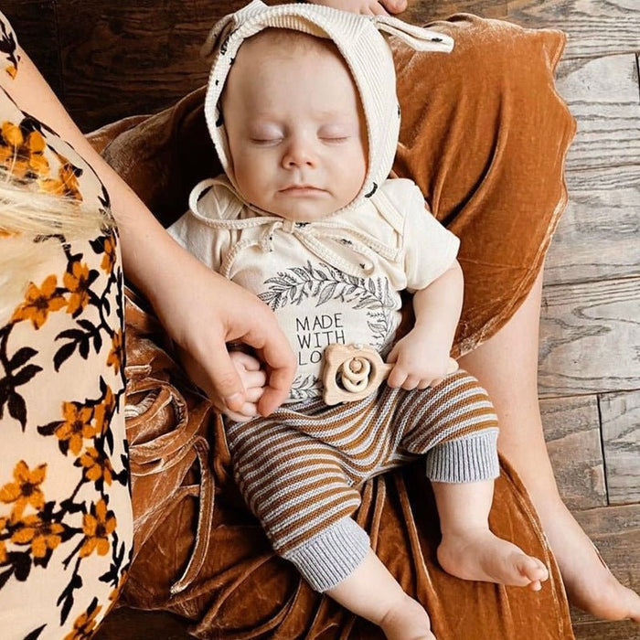 Baby Letter Print Short-sleeve Bodysuit Romper