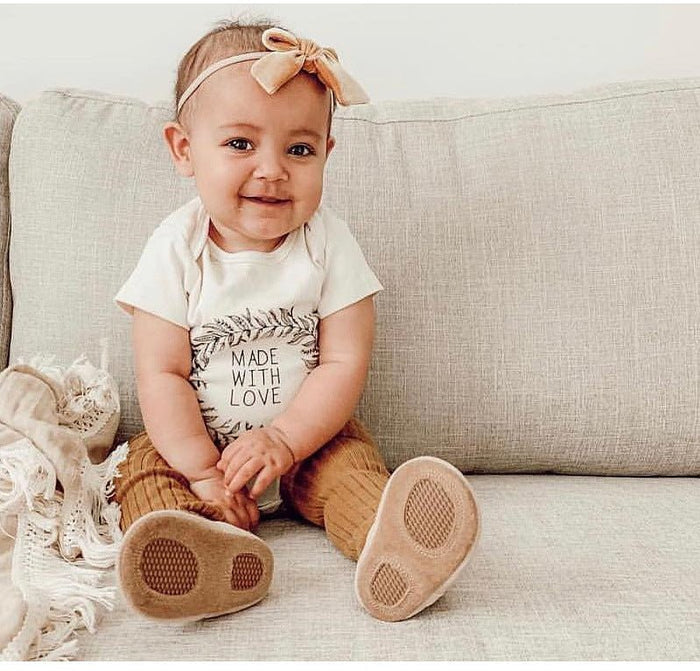 Baby Letter Print Short-sleeve Bodysuit Romper