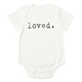 Baby Letter Print White Short-sleeve Romper