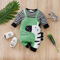 Baby Longsleeve Cute Animals Print Jumpsuit (6 Designs)