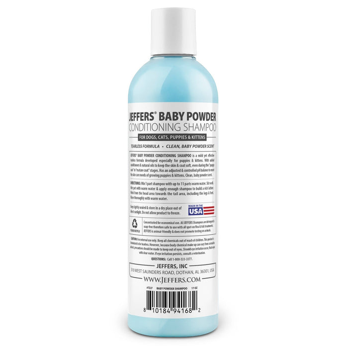 Baby Powder-Scent Puppy and Kitten Shampoo