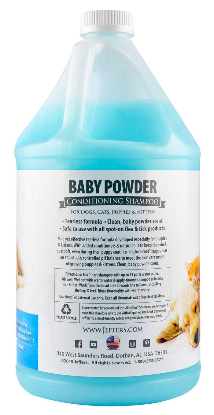 Baby Powder-Scent Puppy and Kitten Shampoo