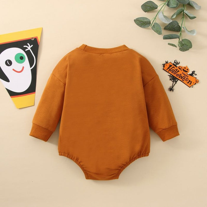 Baby Pumpkin Design Halloween Onesie