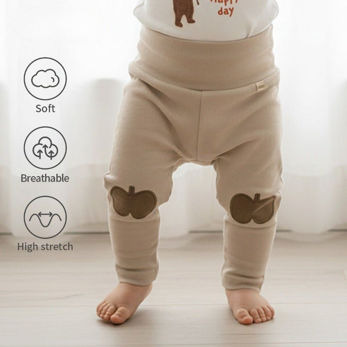 Baby Star and Butterfly Embroidery Design High-waisted Leggings