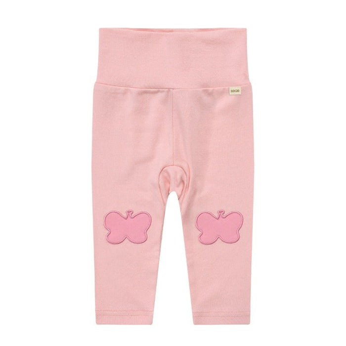 Baby Star and Butterfly Embroidery Design High-waisted Leggings