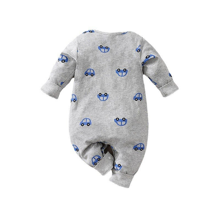 Baby Three Cars Embroidery Jumpsuit (3 Colors)