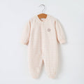 Baby's 100% Cotton Cozies Stripe Jumpsuit (4 Colors)