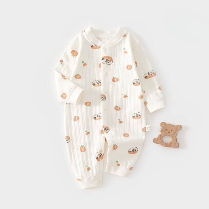 Baby's Cartoon Animals Print Design Jumpsuit (3 Designs)