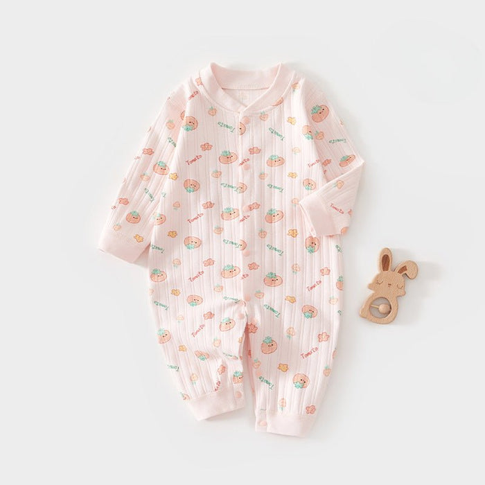 Baby's Cartoon Animals Print Design Jumpsuit (3 Designs)