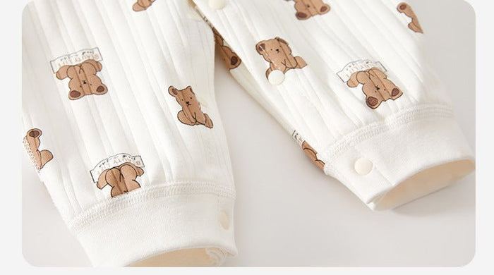 Baby's Cartoon Animals Print Design Jumpsuit (3 Designs)