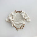 Baby's Long Sleeve Cotton Onesie (4 Colors)