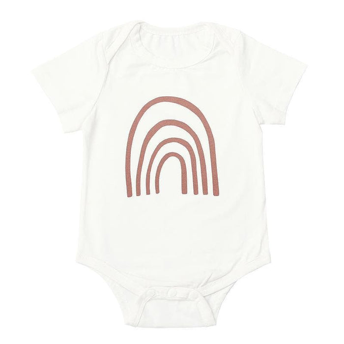 Baby's Rainbow Pattern Design Jumpsuit