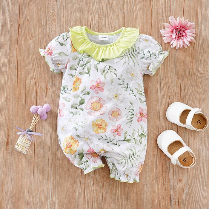Baby's Short Sleeve Summer Short Sleeve Onesie (3 Designs)